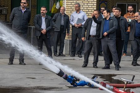 واحد آتش نشانی نفت سپاهان تنها مرکز صنعتی مجهز به گرند مونیتورهای TFT در اصفهان