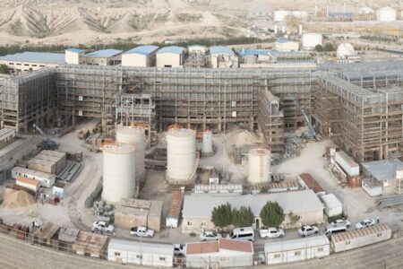 بخار فشار بالا وارد مجتمع پتروشیمی صدف خلیج‌فارس شد