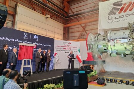 نخستین توربین گازی کلاس F ایرانی رونمایی شد/ نصب اولین توربین راندمان بالای ملی در نیروگاه ری