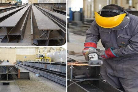 ثبت رکورد ساخت اسکلت فلزی در شرکت زیرمجموعه پالایش نفت اصفهان